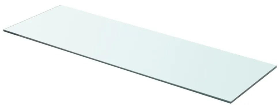 80x25 cm átlátszó panel üvegpolc