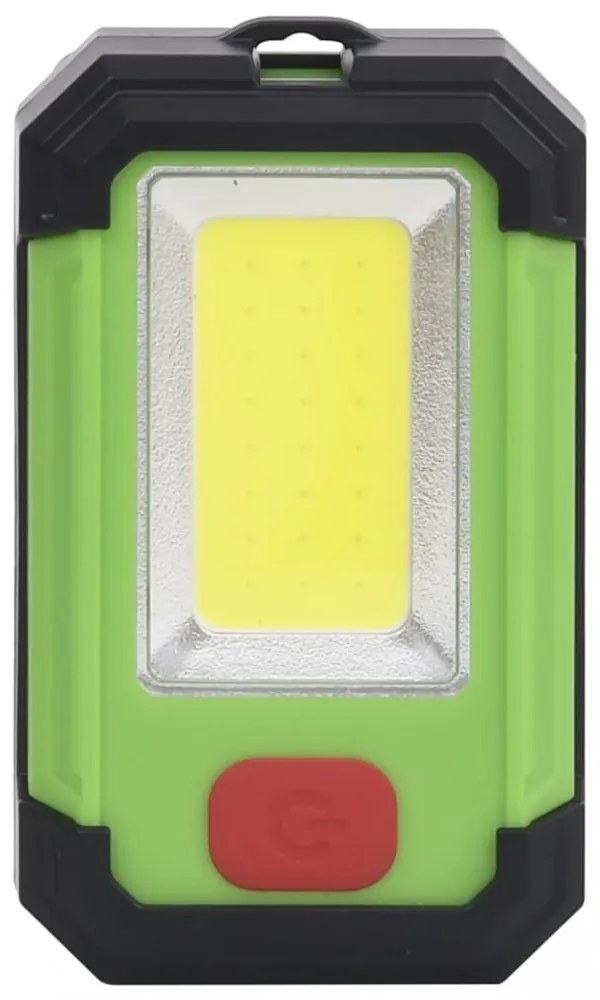 hideg fehér fényű hordozható napelemes LED-es reflektor 7 W