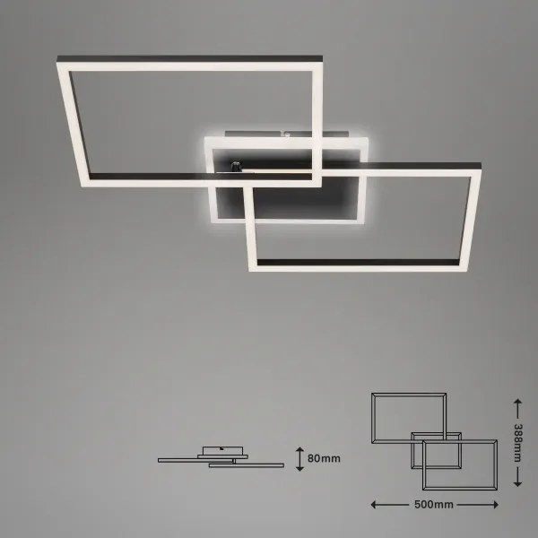 Briloner 3049-015 - LED Dimmelhető mennyezeti lámpa FRAME LED/40W/230V + + távirányító