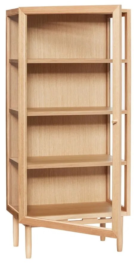 Natúr színű tölgyfa tálalószekrény 60x130 cm Kaiser – Hübsch