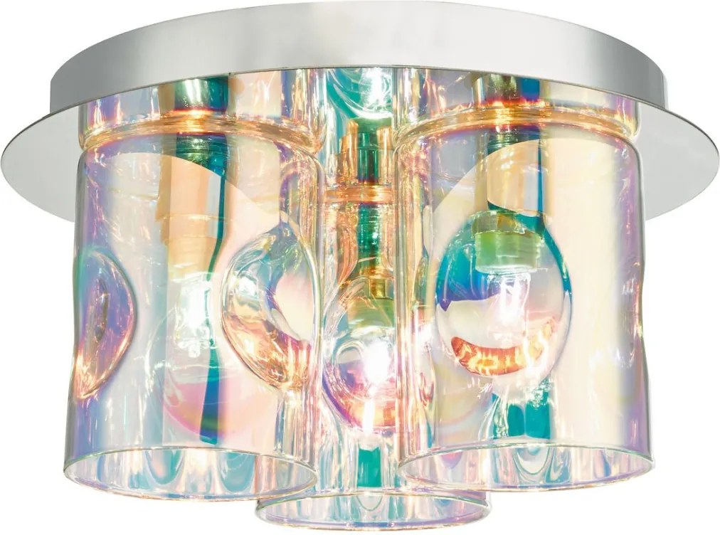 DAR LIGHTING INT5350 INTER Glamour Mennyezeti Lámpa Csiszolt Króm G9 IP20