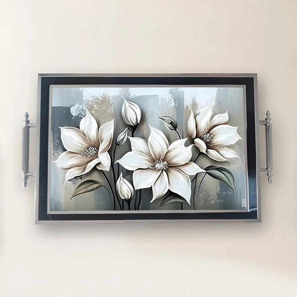 Üveg tálca, 38×24 cm – TPG9838
