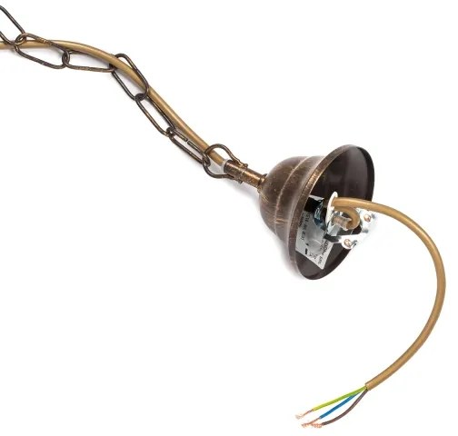 ONLI - Csillár láncon TERESA 5xE14/6W/230V bronz