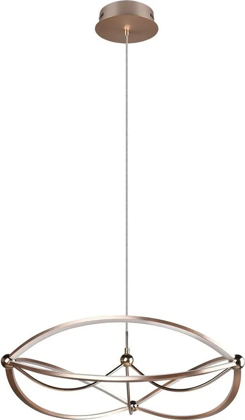 Sárgaréz színű LED dimmelhető függőlámpa Charivari – Trio