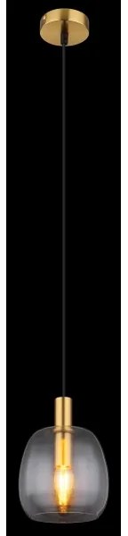 Globo 15789HM - Csillár zsinóron GARRI 1xE14/40W/230V átm. 16 cm réz