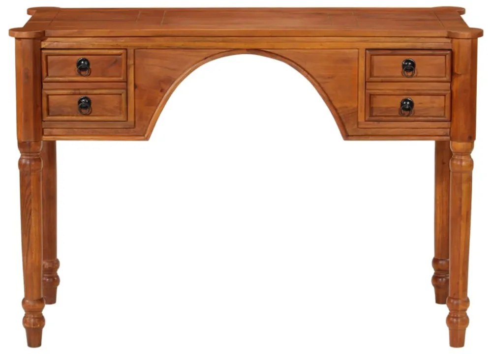 tömör akácfa íróasztal fiókokkal 110 x 50 x 76 cm