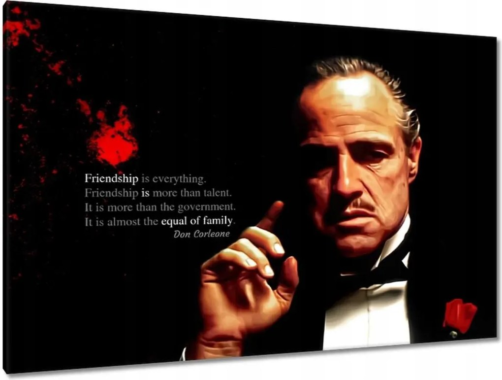 Festmények 120x80 Keresztapa Idézet