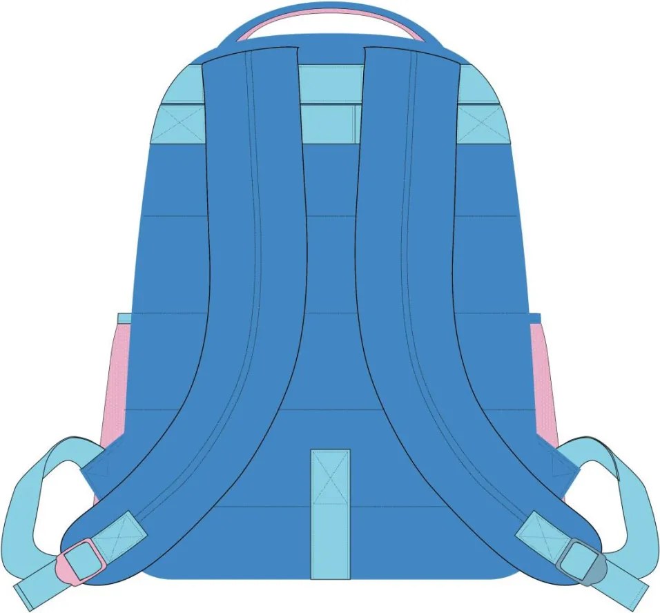 Disney Lilo és Stitch, A csillagkutya Galaxy iskolatáska, táska 42 cm