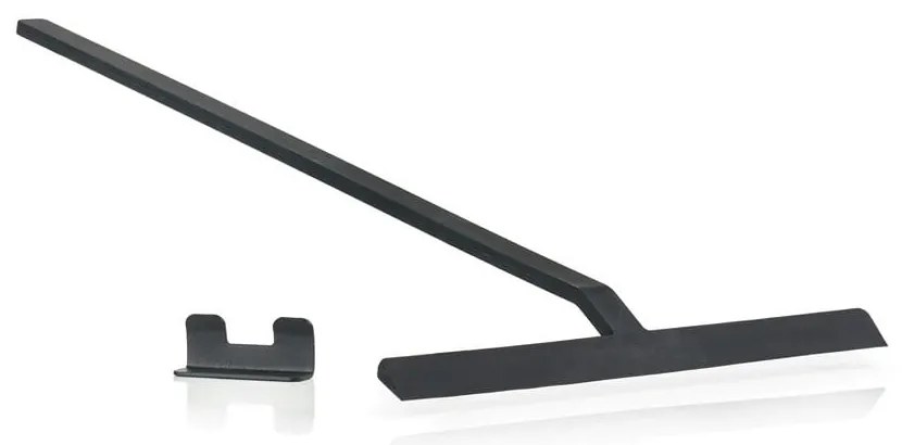 Rim fekete fürdőszobai vízlehúzó tartóval, szélesség 30 cm - Zone