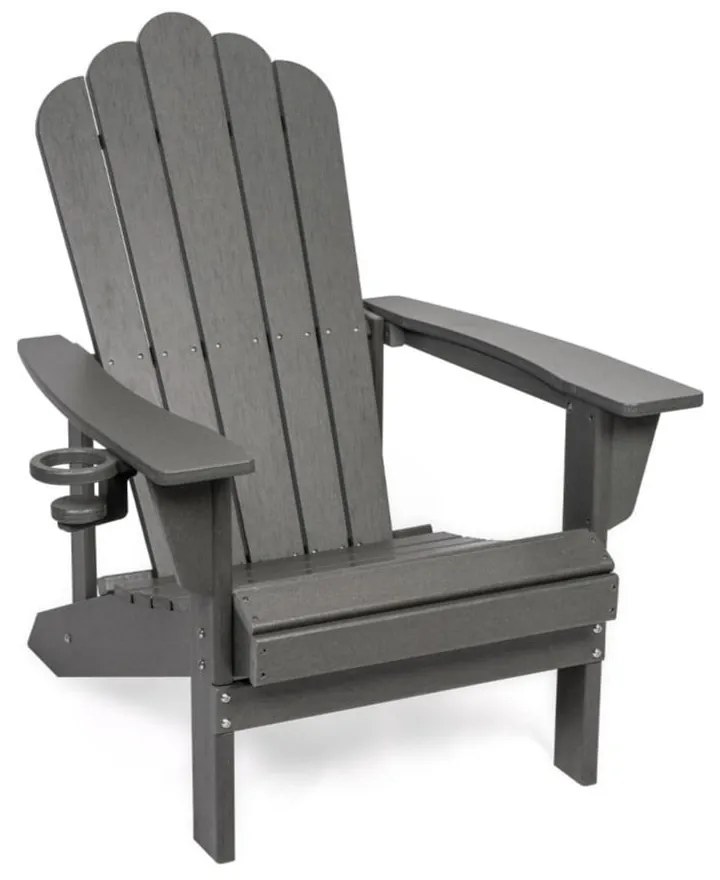 Szürke műanyag kerti fotel Adirondack – Bonami Selection