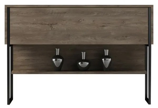 Luxe Walnut and Black komód