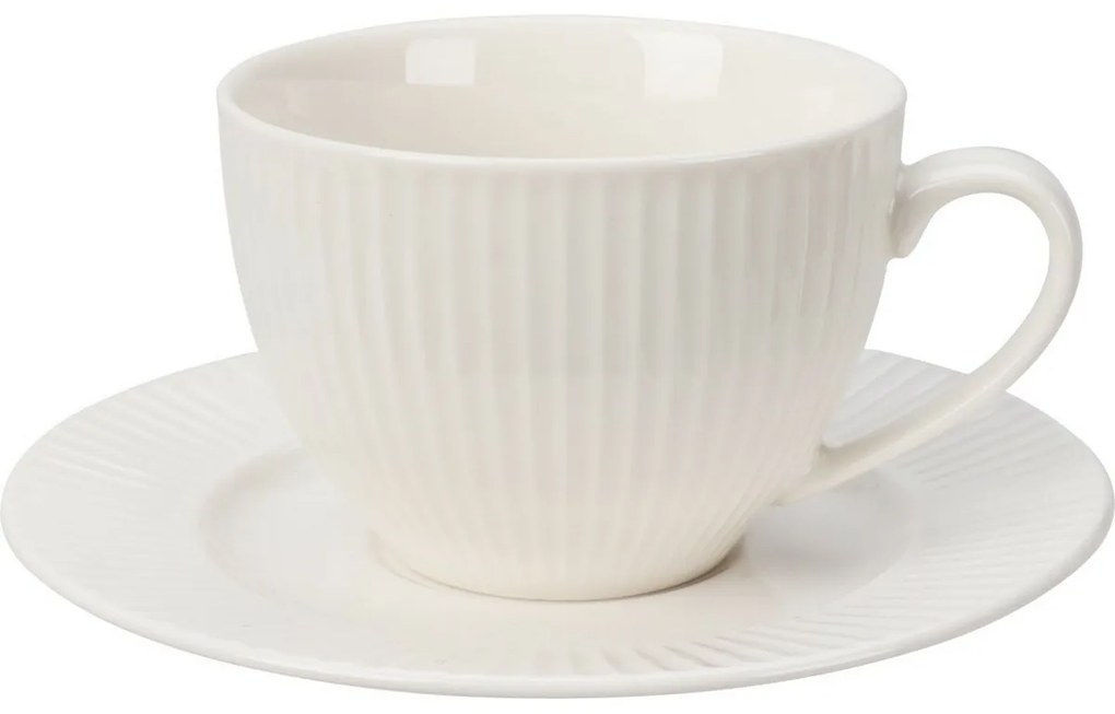 6 darab porcelán csésze és csészealj szett Linie240 ml