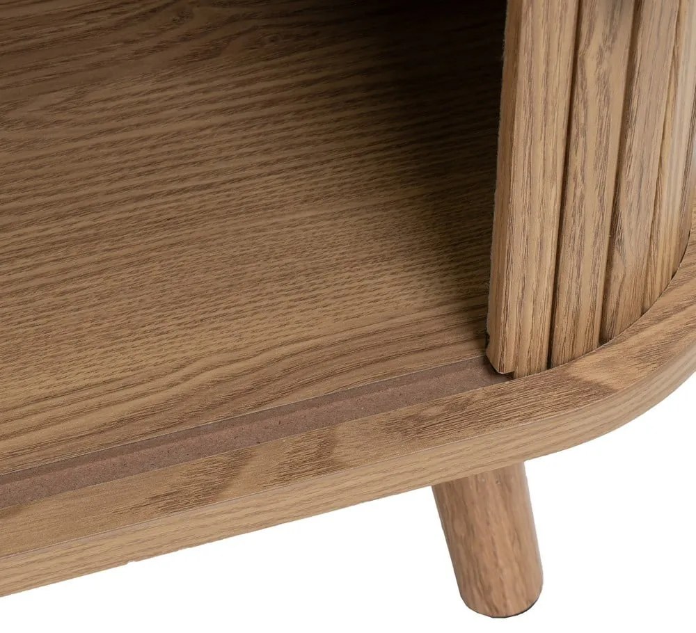 Natúr színű könyvespolc tölgyfa dekorral 80x172x40 cm Elia – Casa Selección