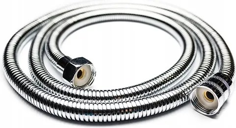 Zuhanytömlő dupla szövésű 120-145cm Prémium Króm