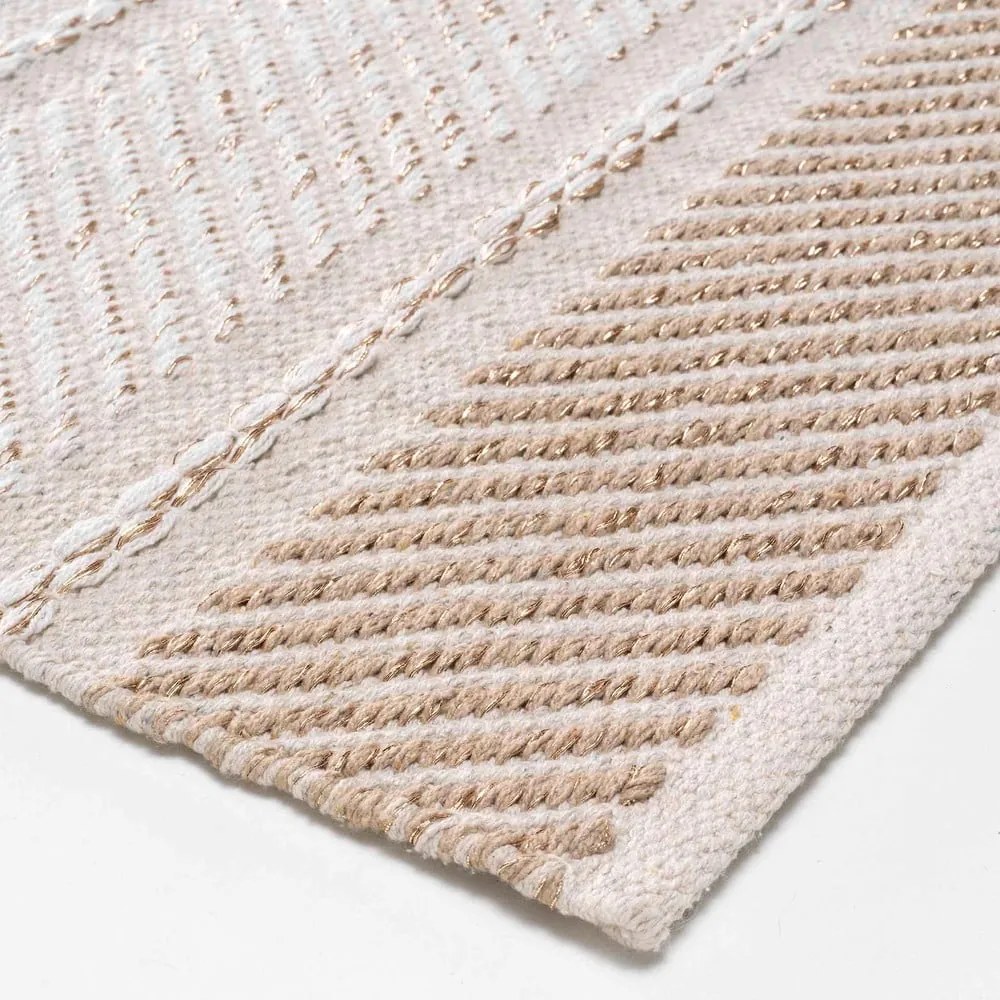 Krémszínű mosható szőnyeg 60x90 cm Silves – douceur d'intérieur