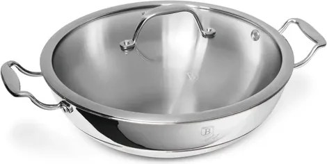BerlingerHaus Professzionális Wok fedővel (28 cm) Copper Touch Collection (BH/8813)