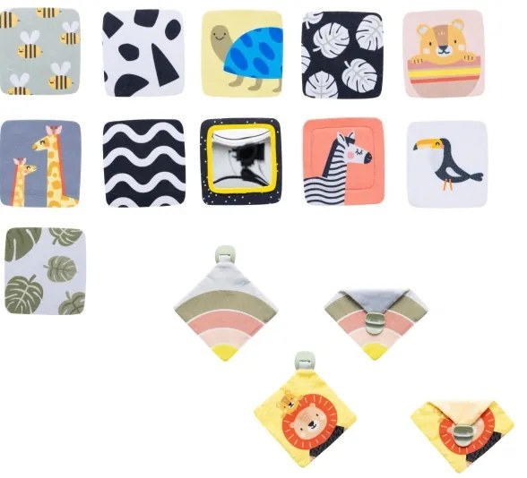 Taf Toys - Interaktív játszó karika átm. 90 cm szavanna