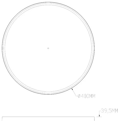 Zuma Line MS750400R-BK&GD-LED RGBW ORBITRAL 32W/230V+8W fekete/arany+DO