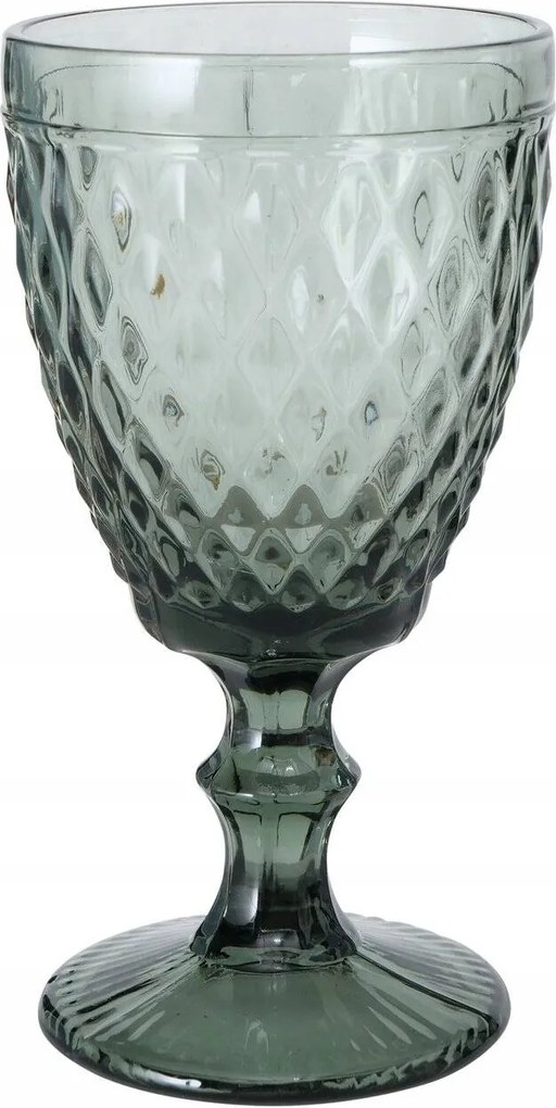 Aurora borospohár, zöld üveg, 300 ml