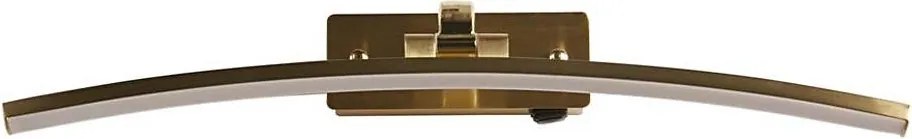 Searchlight 79822-50SB - LED képvilágító SANTORINI LED/11,03W/230V sárgaréz