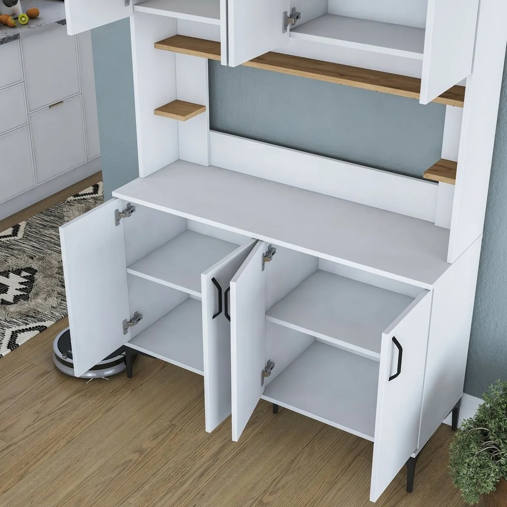 Jevy Walnut and White szekrény