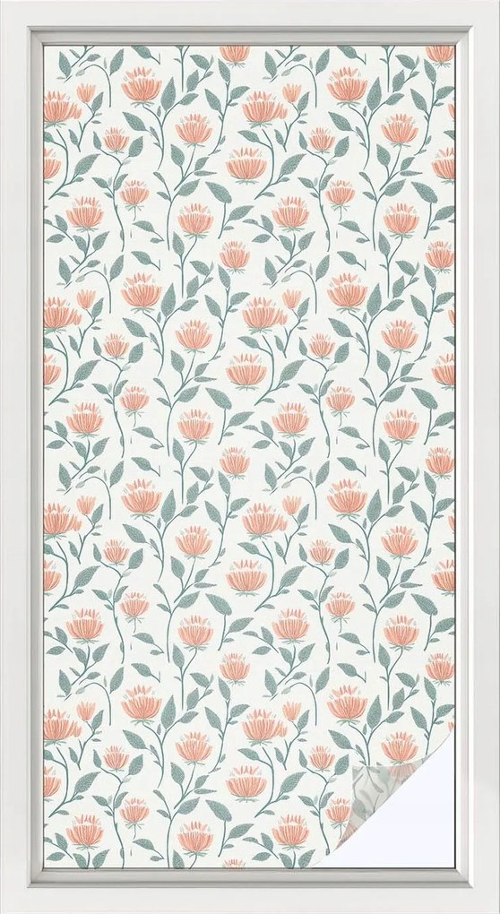 Öntapadós Védőfólia Szélvédőre Virágmintás 50x100 cm