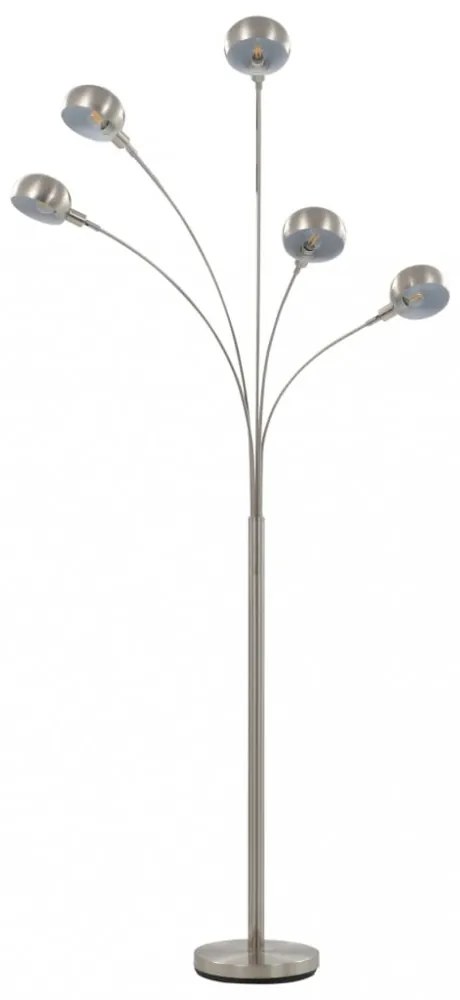 ezüst állólámpa 200 cm 5 db E14 típusú foglalattal