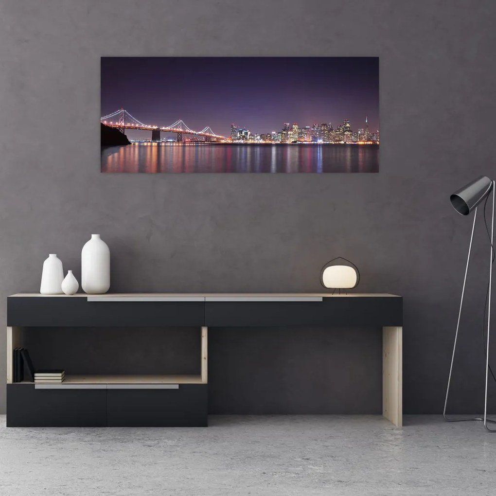 Kilátás San Francisco-ra, California (120x50 cm)