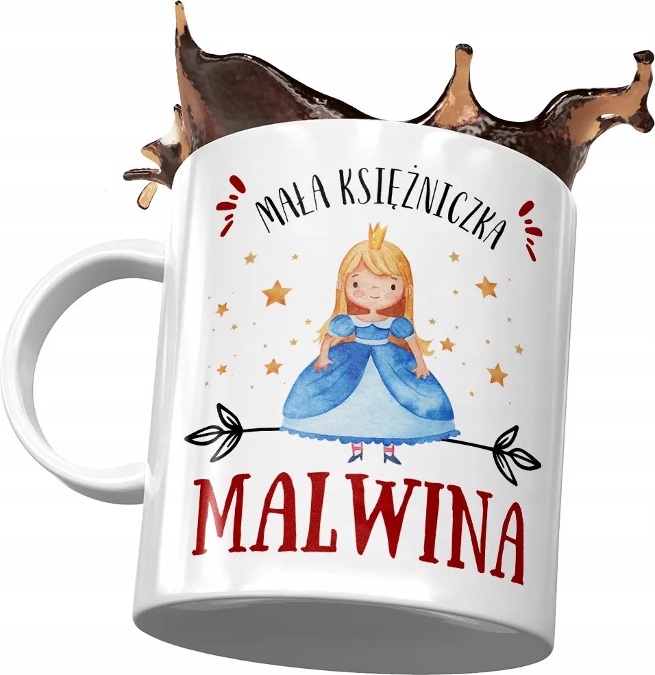 Malvina Születésnapi Bögre Névnapi Ajándék Nyomtatott Fotóval