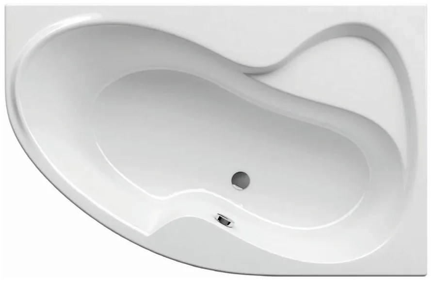 Ravak C421000000 - ROSA sarokkád 170x105 cm akril/fehér