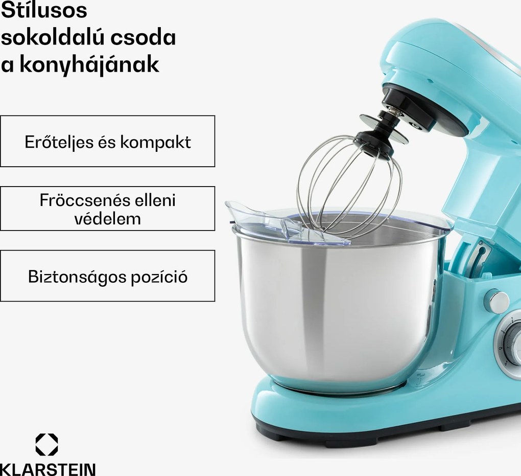 Klarstein Bella Pico 2G, konyhai robotgép, 1300 W, 1,7 PS, 6 fokozat, 5 L