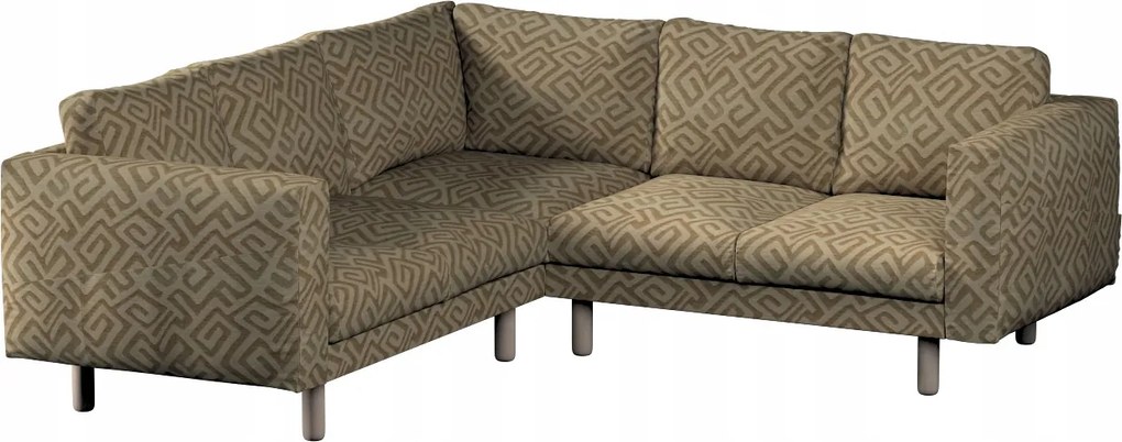 Norsborg 4 személyes sarokkanapé huzat Ikea mocca