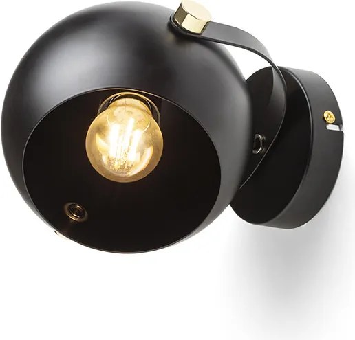 RENDL AGNETA felületre szerelhető fekete 230V LED E27 11W