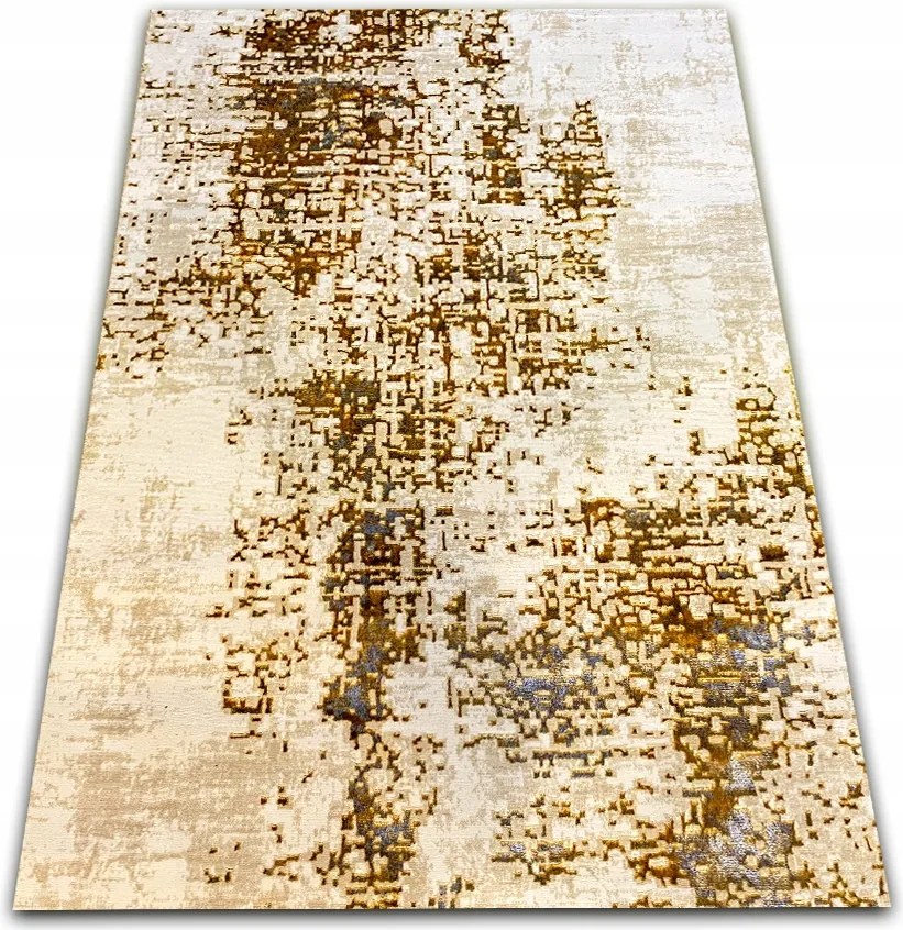 Szőnyeg 120x170 Modern Bézs Hálószoba Nappali Arany Glamour Arany Bézs