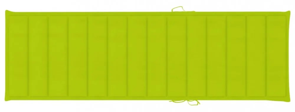élénkzöld oxford szövet napozóágy párna 200 x 60 x 3 cm