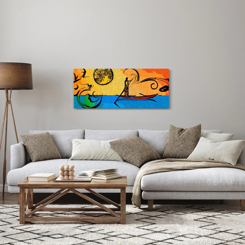 Egy ősi festmény képe (120x50 cm)