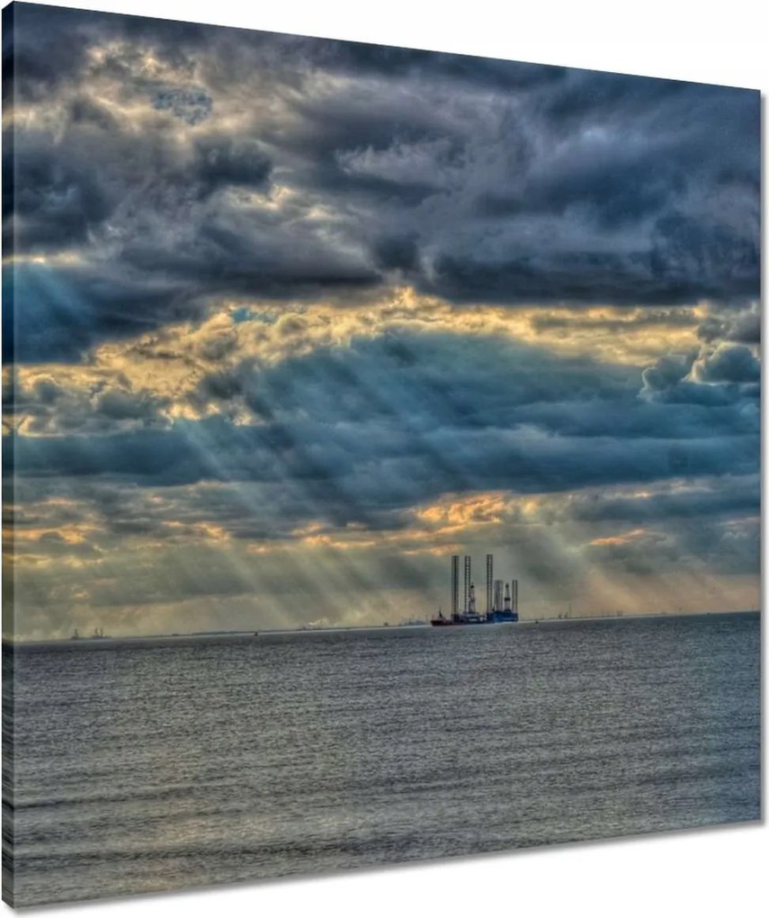 Vászonkép 60x60 Sugárzó égbolt