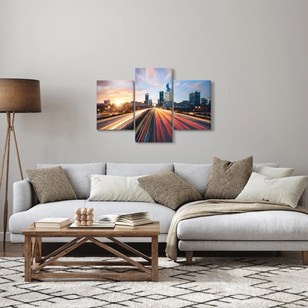 Kép - A nagyváros útja (90x60 cm)