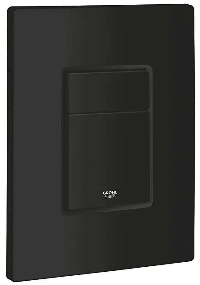 GROHE 389662430 - EVEN öblítő nyomógomb, 156 × 197 mm, fekete