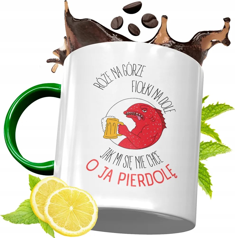 Zöld Vicces Bögre Születésnapi Ajándék fényképes nyomtatással