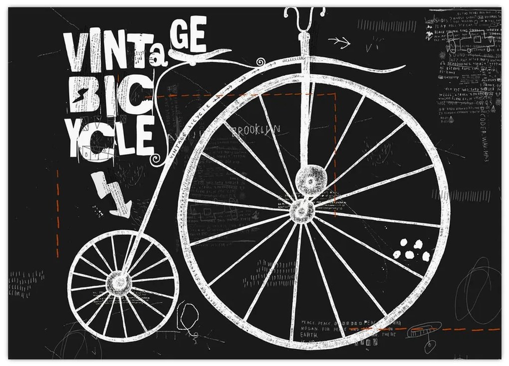 Kép - Velocipede (üvegen) (70x50 cm)