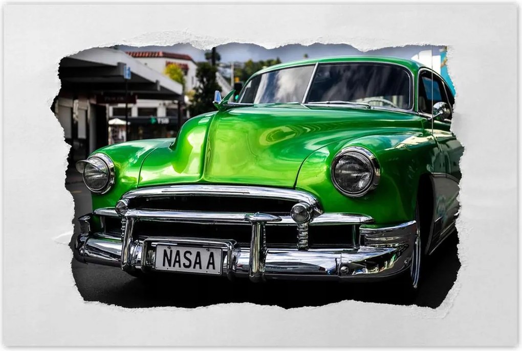 Poszterek 120x80 Kubai autók Kuba
