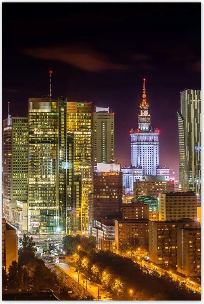 Poszterek 60x90 Város éjszaka