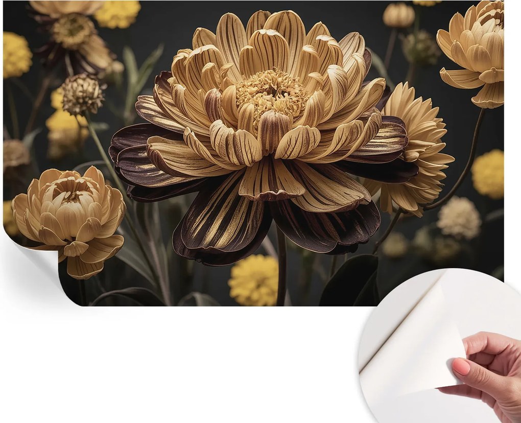 Öntapadós Stílusos Dekoratív Fotótapéta Virágos elegancia 416x254 cm