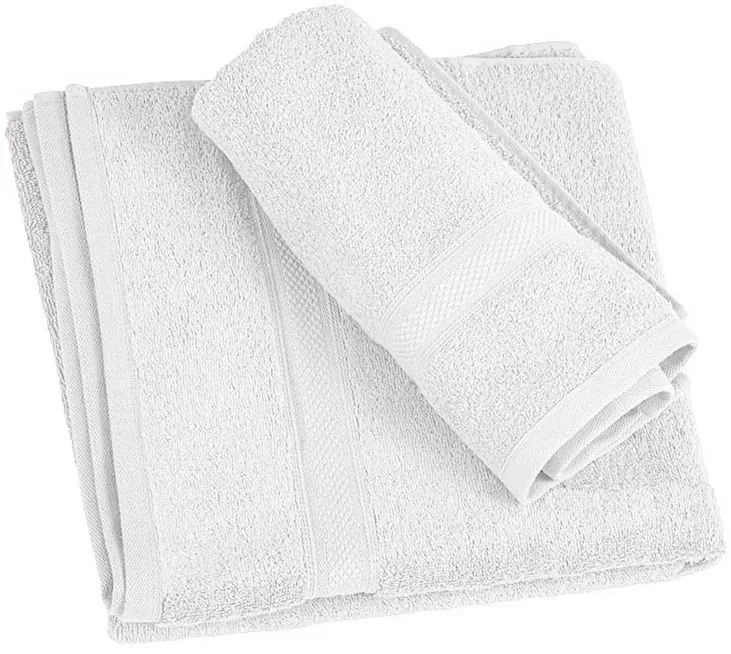 CLARYSSE ELEGANCE kéztörlő 60x110 cm fehér, 100% pamut