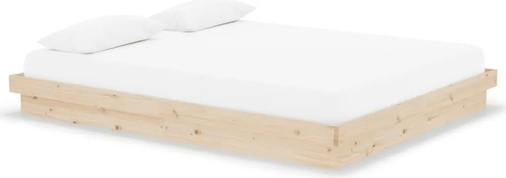 vidaXL tömör fa ágykeret matrac nélkül 160 x 200 cm