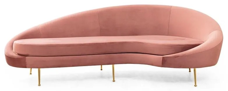3 személyes kanapé Eses Jobbos - Pink