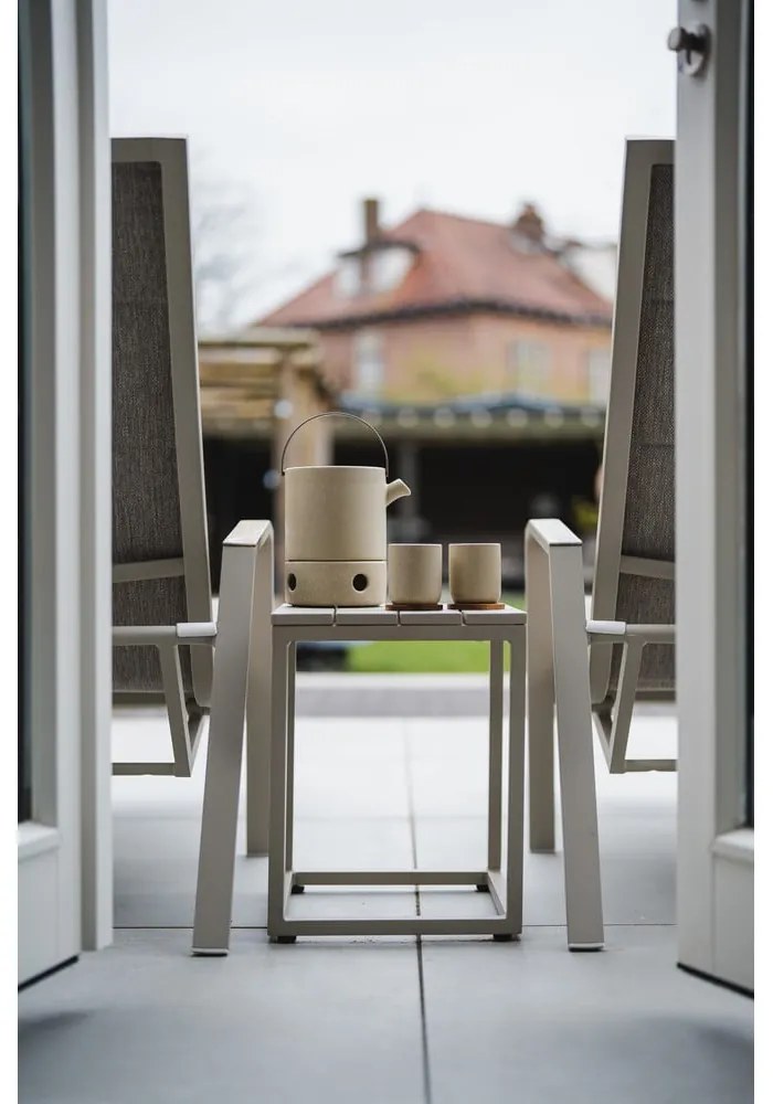 Szürkésbézs kerámia teázó szett Umea – Bredemeijer