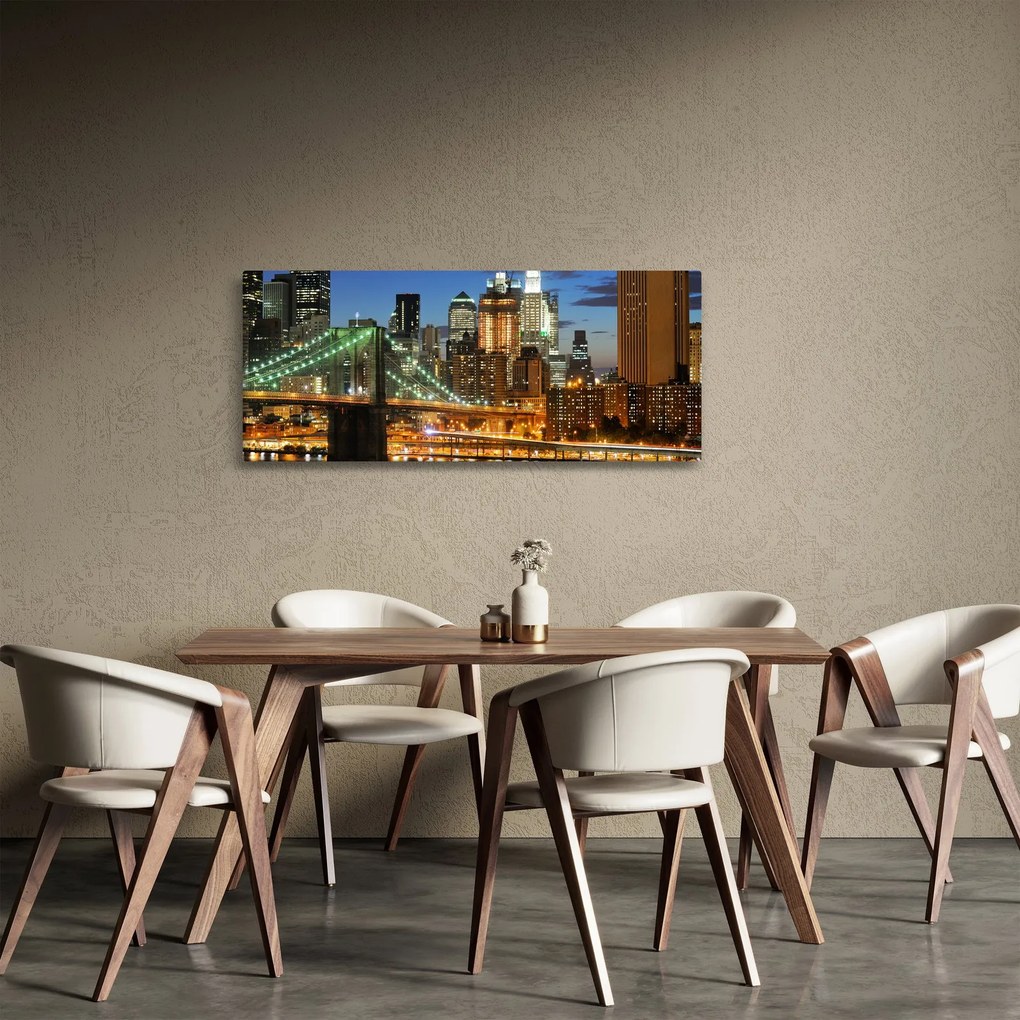 Kép - Híd New Yorkkal (120x50 cm)