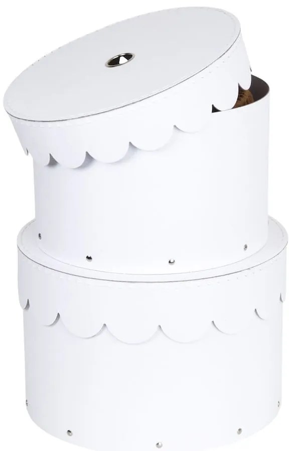 Fedeles karton tárolódoboz szett 2 db-os Wilma – Bigso Box of Sweden